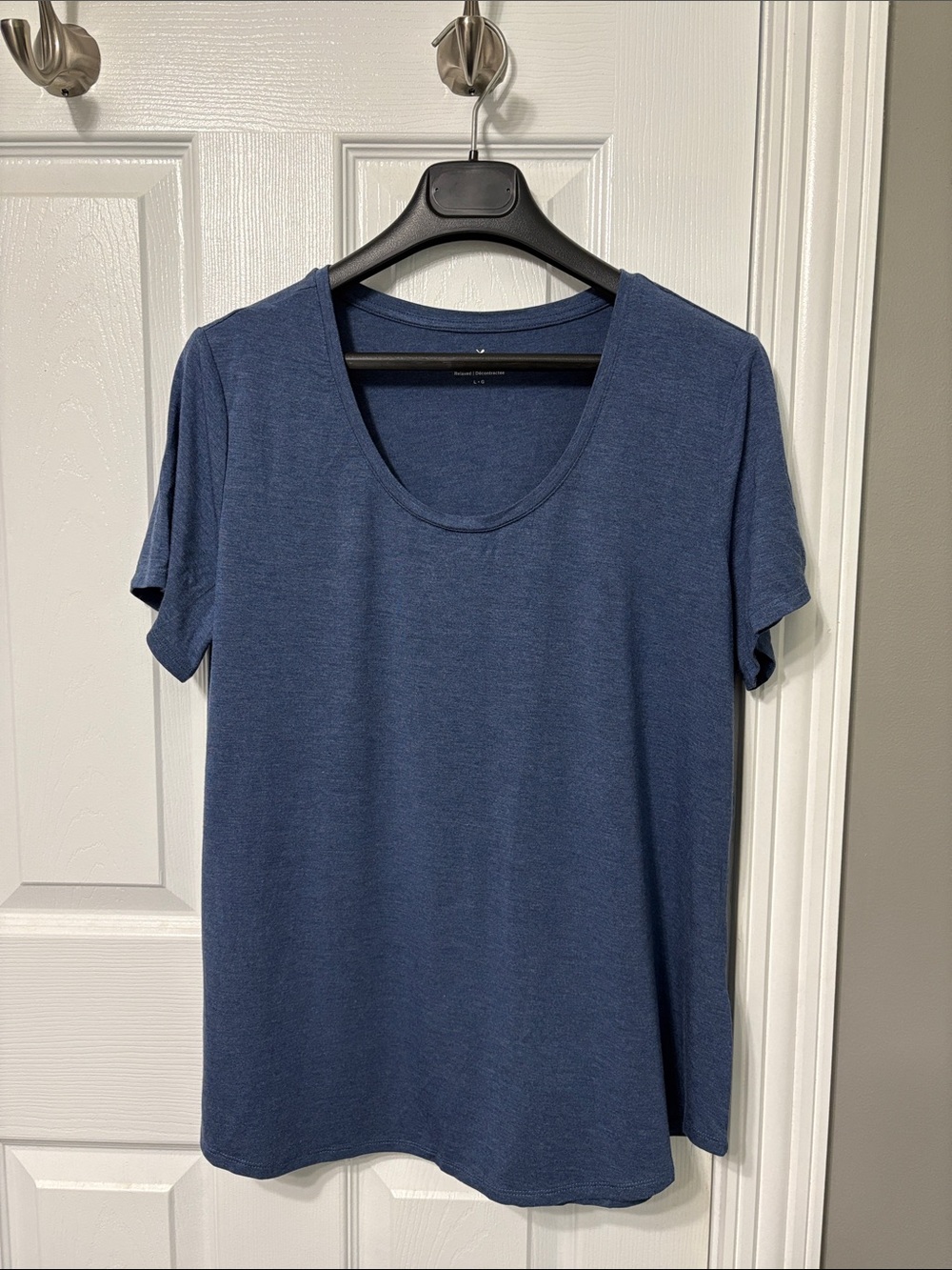 Denver Hayes Navy Short Sleeve Scoop Neck Tee